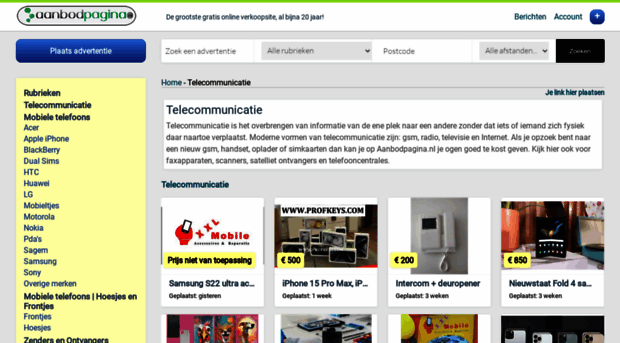 telecommunicatie.aanbodpagina.nl
