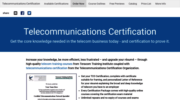 telecommunications-certification.com