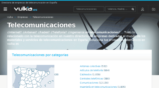 telecomunicaciones.vulka.es