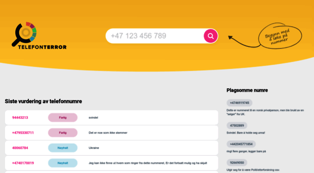 telefonterror.co.no