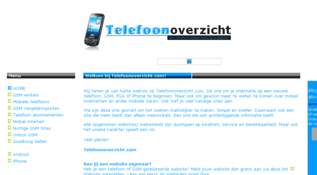 telefoonoverzicht.com
