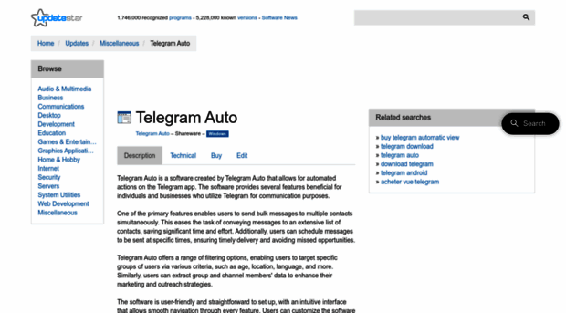 telegram-auto.updatestar.com