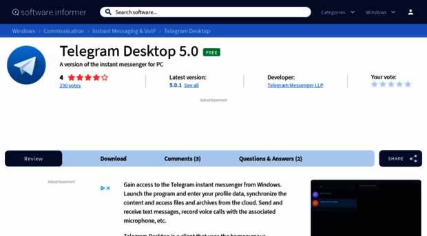 telegram-desktop.informer.com
