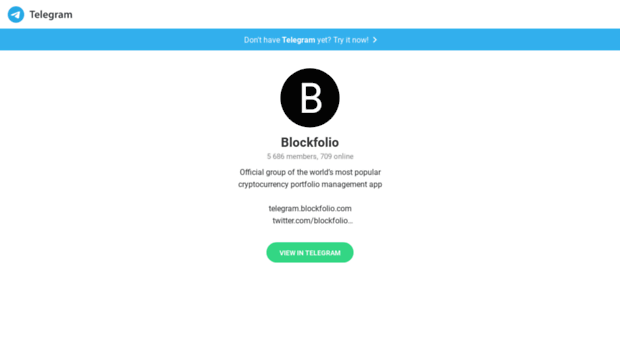 telegram.blockfolio.com