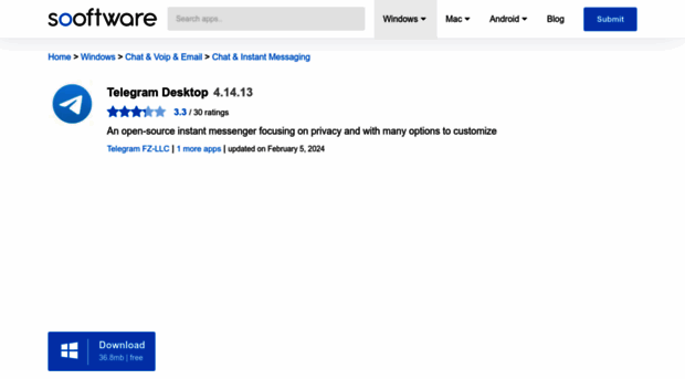 telegram.sooftware.com