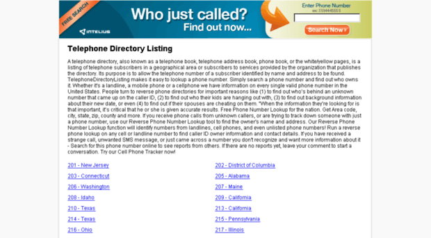 telephonedirectorylistinginc.com