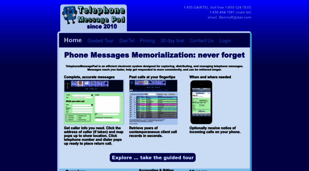 telephonemessagepad.com