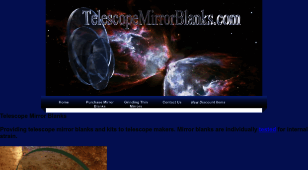 telescopemirrorblanks.com