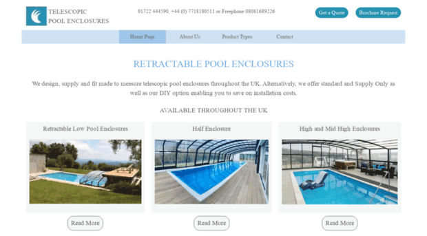 telescopicpoolenclosures.com