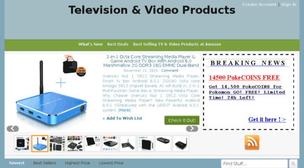 televisionsandvideoproducts.com