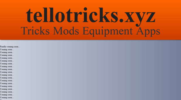 tellotricks.xyz