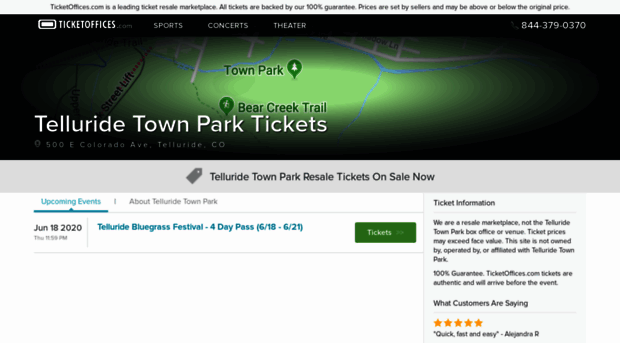 telluridetownpark.ticketoffices.com