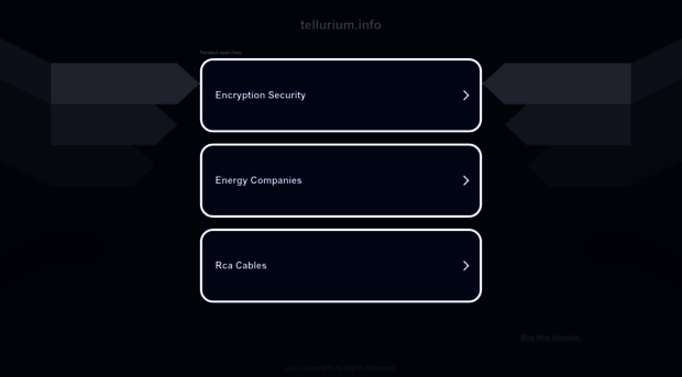 tellurium.info