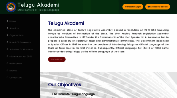 teluguakademi.telangana.gov.in