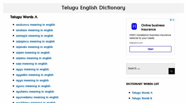 teluguenglishdictionary.in