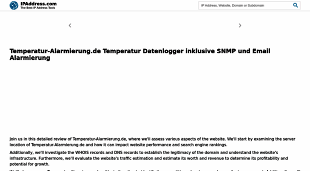 temperatur-alarmierung.de.ipaddress.com