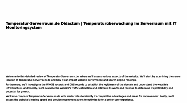 temperatur-serverraum.de.ipaddress.com