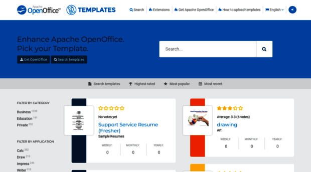 templates.openoffice.org