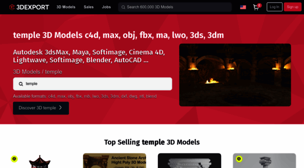 temple.3dexport.com
