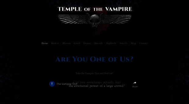 templeofthevampire.com