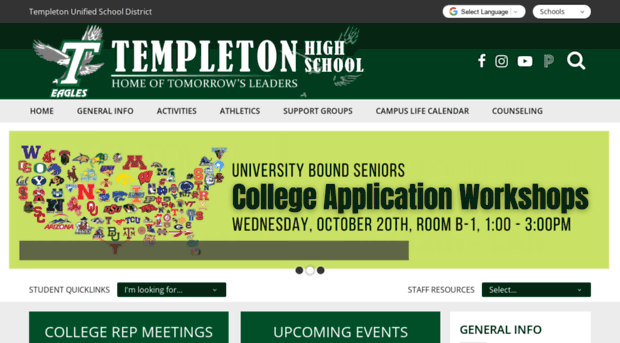 templetonhs.schoolloop.com