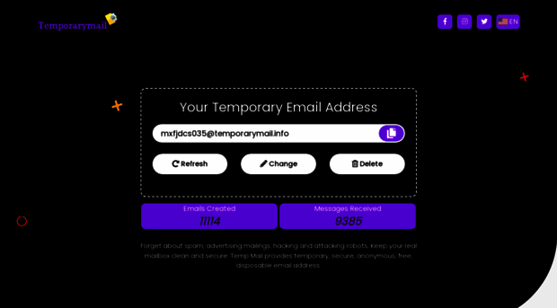 temporarymail.info