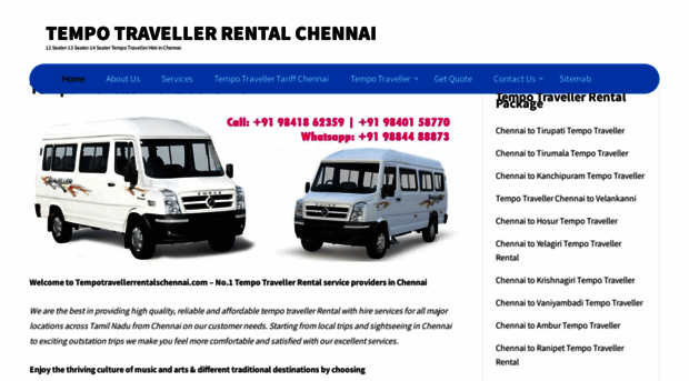 tempotravellerrentalschennai.com