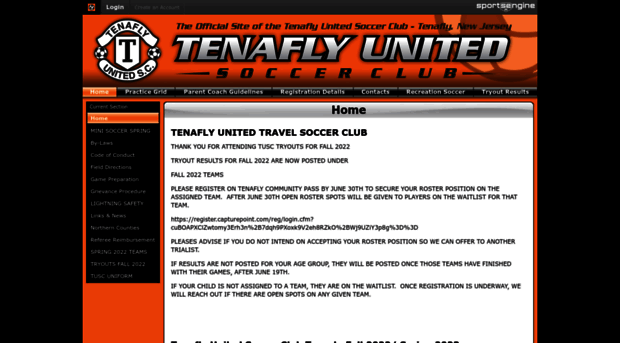 tenaflyunitedsoccerclub.com