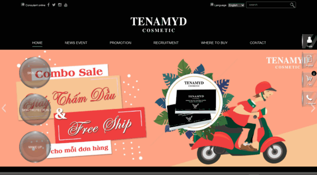 tenamydcosmetic.com