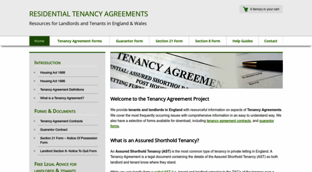 tenancyagreementproject.co.uk