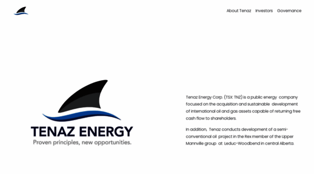 tenazenergy.com