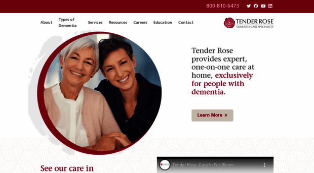 tenderrosehomecare.com