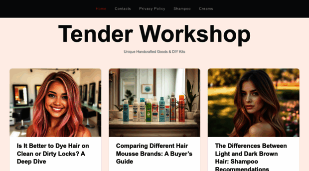tenderworkshop.com