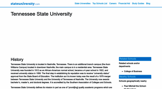 tennessee.stateuniversity.com