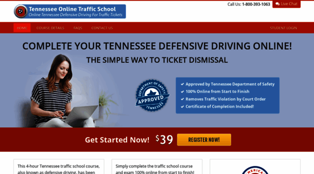 tennesseeonlinetrafficschool.com