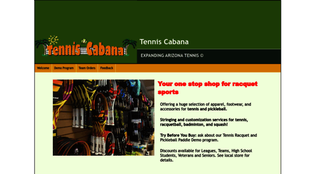 tenniscabana.com