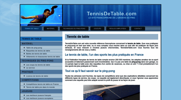 tennisdetable.com