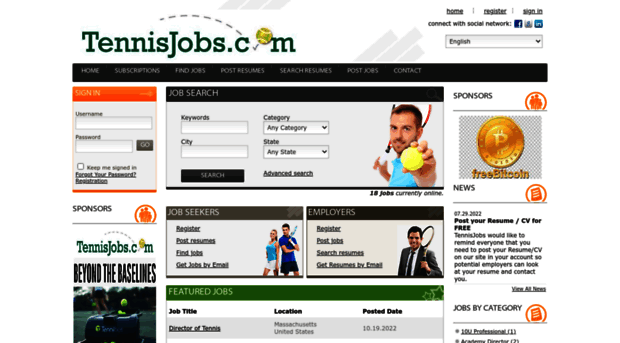 tennisjobs.com