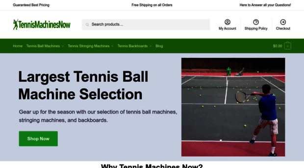 tennismachinesnow.com