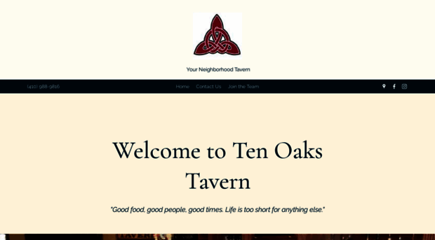 tenoakstavern.com