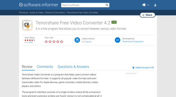 tenorshare-video-converter-standard.software.informer.com