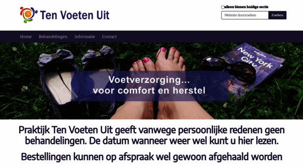 tenvoetenuit.nl