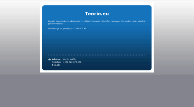 teorie.eu