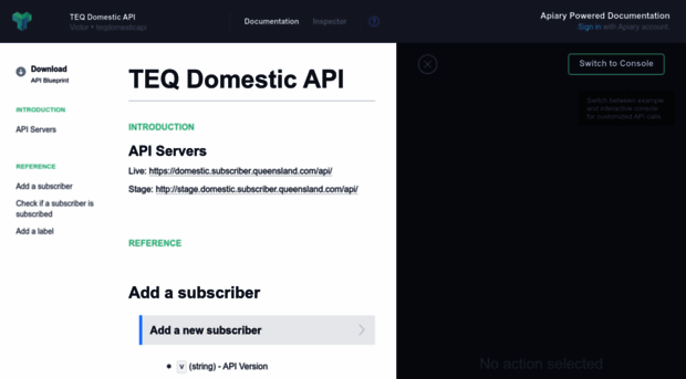 teqdomesticapi.docs.apiary.io