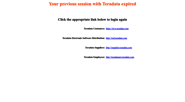 teradatanet2.teradata.com