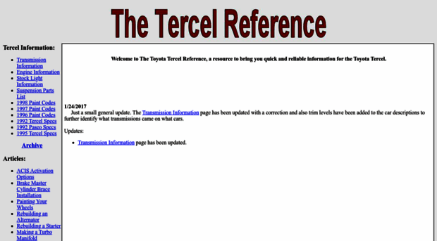 tercelreference.com