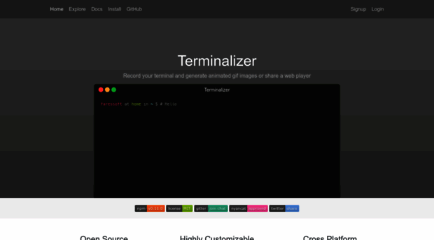 terminalizer.com