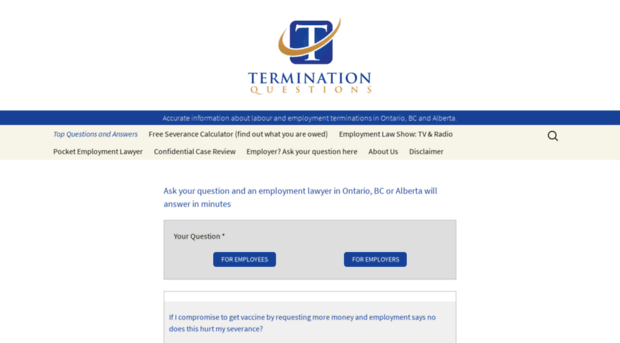 terminationquestions.com