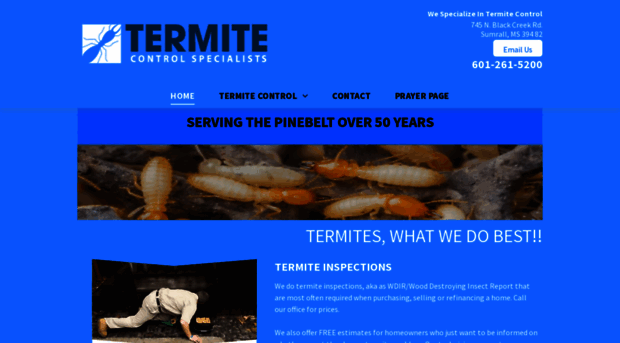 termitecontrolspecialists.com