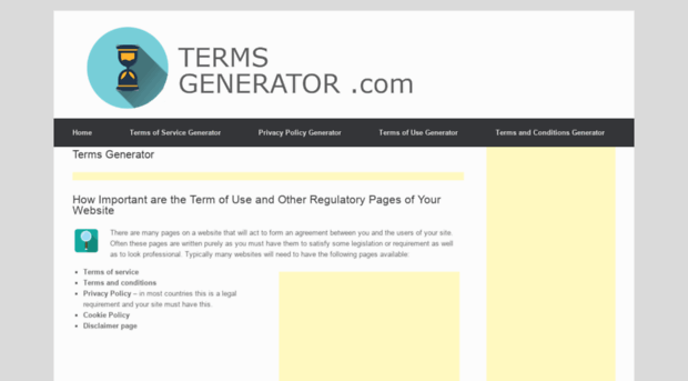 termsgenerator.net